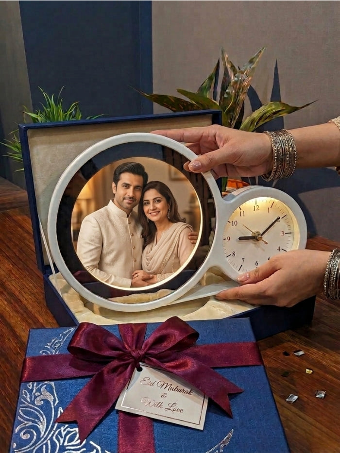 Magic Mirror Frame with Clock