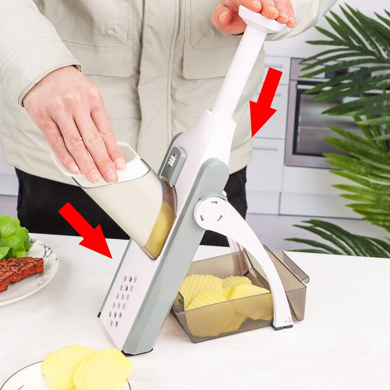5in1 - Adjustable Mandoliner Safe Slicer