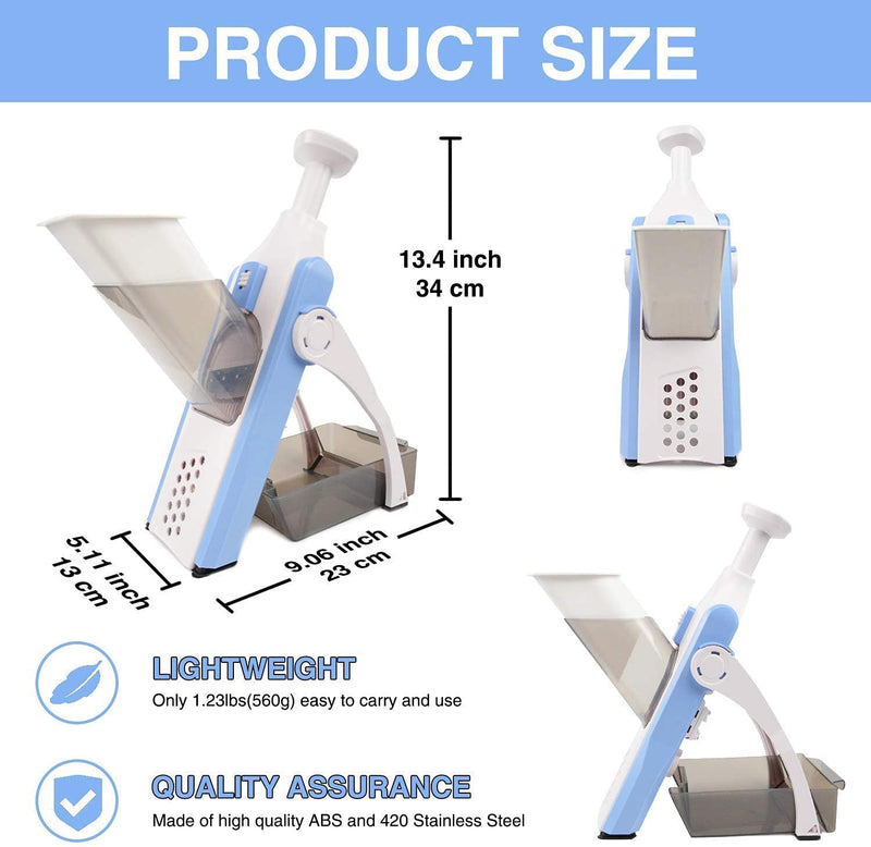 5in1 - Adjustable Mandoliner Safe Slicer
